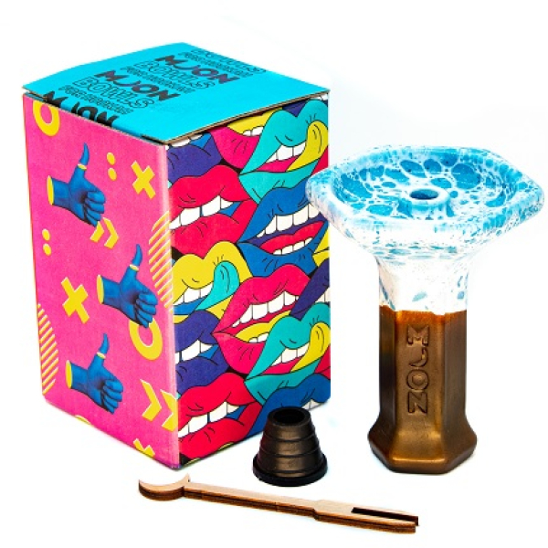 Чаша MOON Grand Phunnel (Голубой,золотой) в Самаре