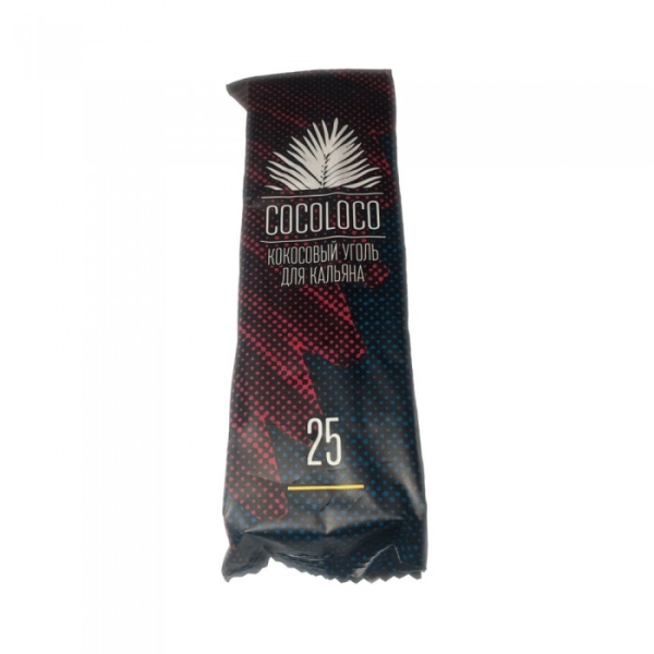 Кокосовый уголь Cocoloco 25мм - 12 шт. в Самаре