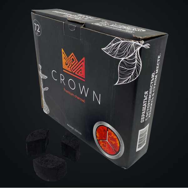 Уголь Crown KALOUD edition для кальяна (72 шт.) в Самаре