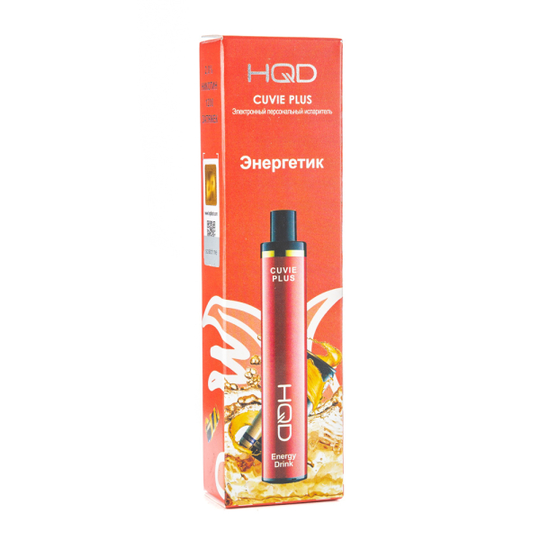 Одноразовая электронная сигарета HQD Cuvie Plus Energy Drink (Энергетик) 1200 затяжек в Самаре