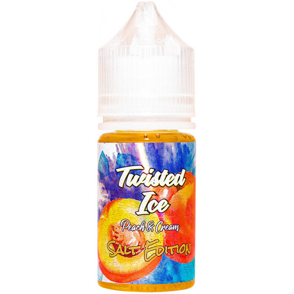 Жидкость Twisted Ice Salt Peach&Cream (Персиково Сливочный Щербет) (30 мл, 20 мг/мл) в Самаре