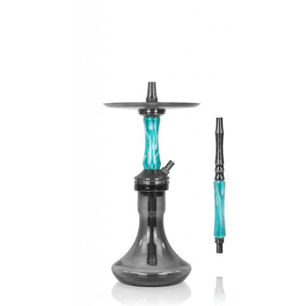 Кальян Ocean Hookah Kaif Small 2 (черный,бирюзовый, 53 см) в Самаре
