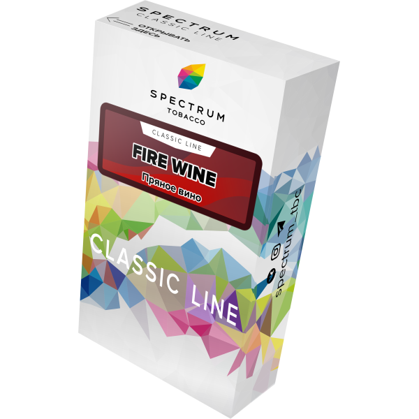 Табак Spectrum Classic fire wine 40 грамм в Самаре