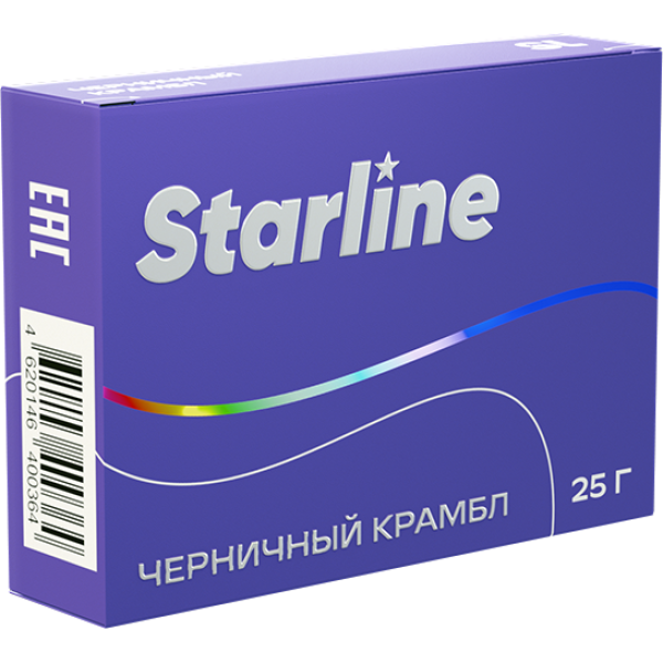 Табак Starline Черничный крамбл 25 гр в Самаре