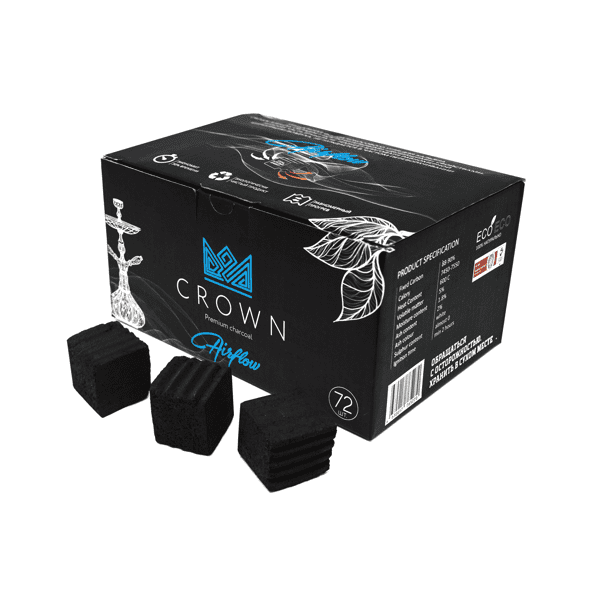 Уголь Crown Airflow Кокосовый 72 Шт (25 Мм) в Самаре