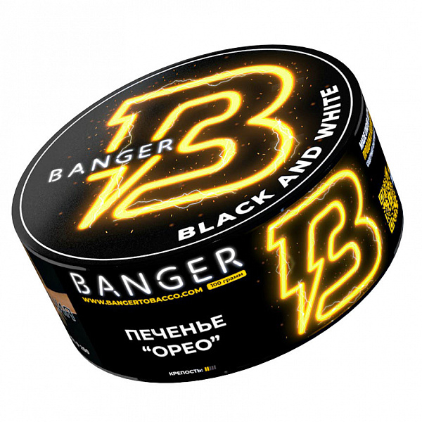 Табак Banger Black and white (Печенье орео) 100 гр в Самаре