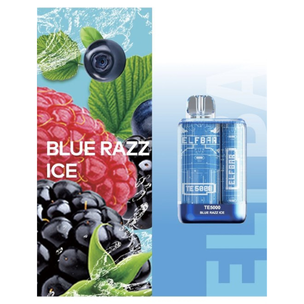 Elfbar TE5000 Лимонад Голубика Малина, 5000 тяг в Самаре