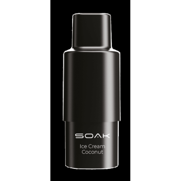 Картридж SOAK Q Кокосовое мороженое (1500 затяжек) в Самаре