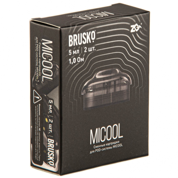 Картридж Brusko Zq Micool 5мл (2шт.) 1.0 в Самаре