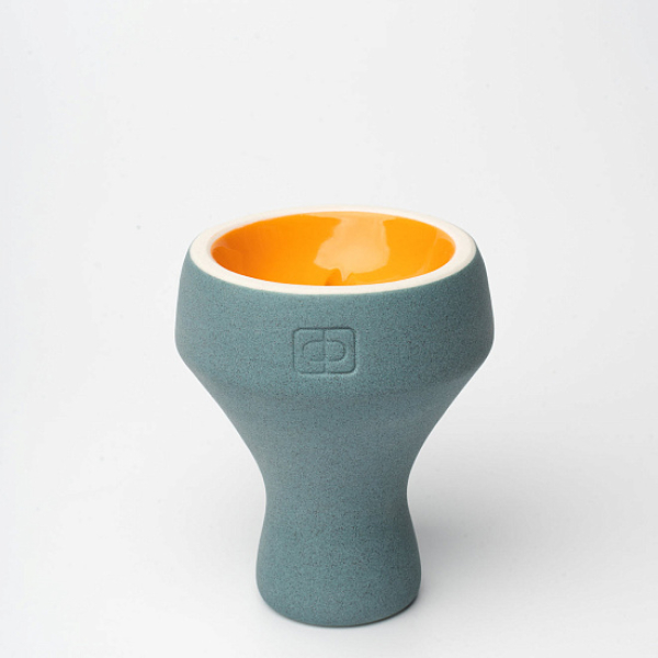 Чаша Форма Турка Бетон (Голубой/Оранжевый) в Самаре