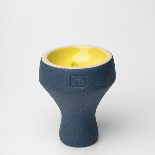 Чаша Форма Турка Бетон (Синий/Желтый) в Самаре