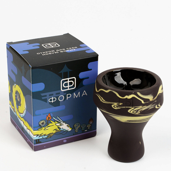 Чаша Форма Турка Черная Глазурь (Саламандра) в Самаре