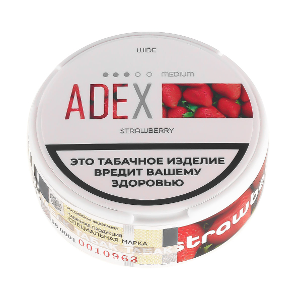 Жевательный табак Adex Medium Strawberry 9 грамм в Самаре