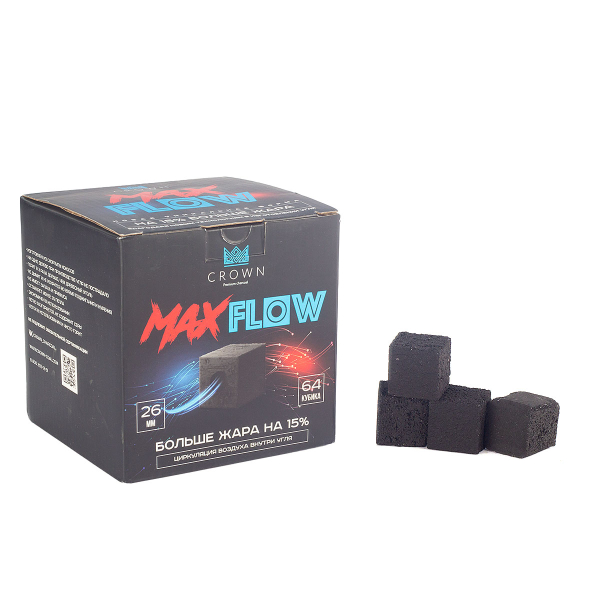 Уголь Crown Maxflow Кокосовый 64 Шт (26 Мм) в Самаре