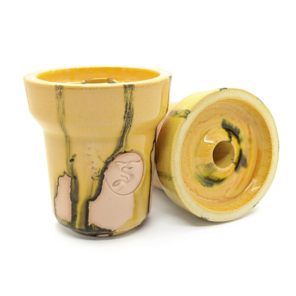 Чаша St Bowls Phunnel Glaze Желтая С Полосками в Самаре