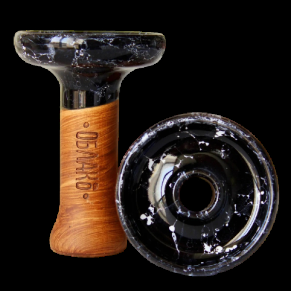 Чаша Облако Phunnel L Glaze Черно Белый Мрамор для кальяна в Самаре