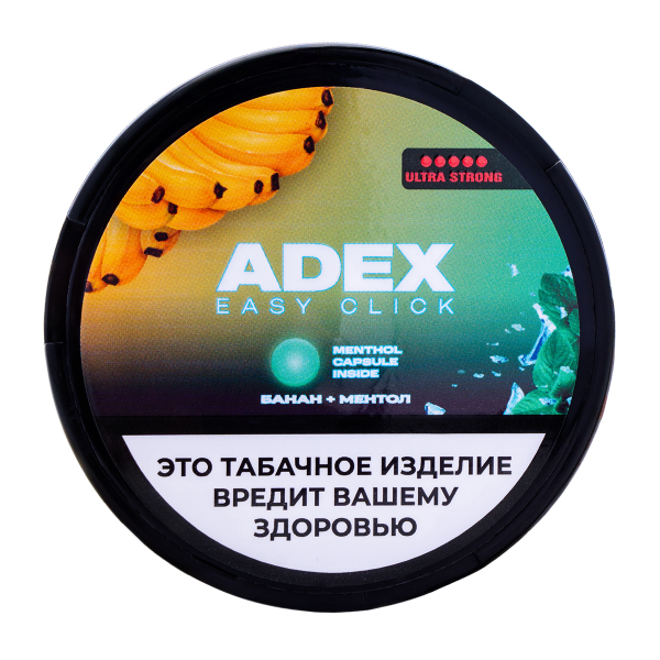 Жевательный табак ADEX Strong Банан Ментол 9 грамм в Самаре