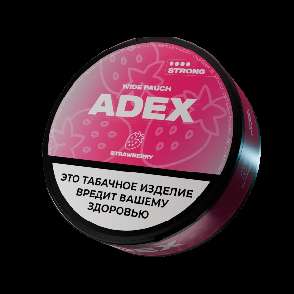 Жевательный табак ADEX Strong Wide Strawberry 9 грамм в Самаре
