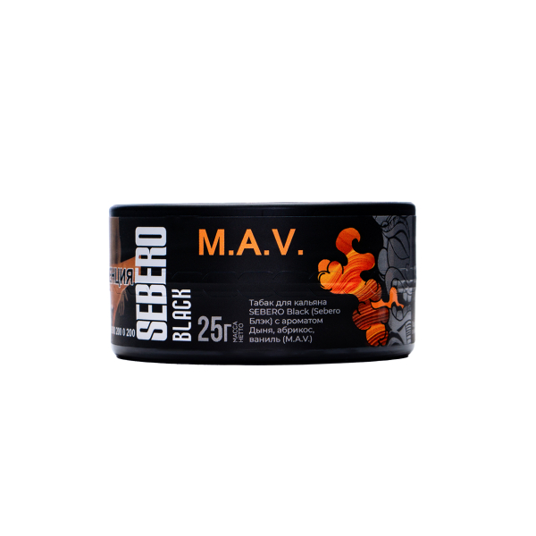 Табак Sebero Black Black M.a.v. 25 грамм в Самаре