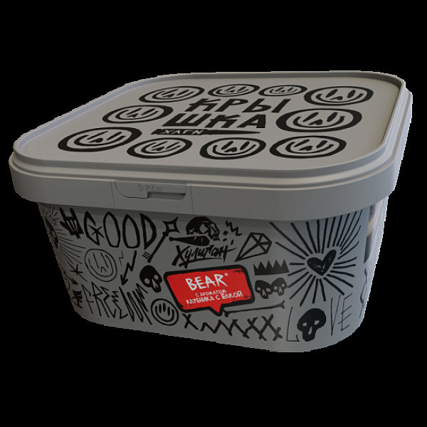 Табак Хулиган Bear Клубника С Елкой 200 грамм в Самаре