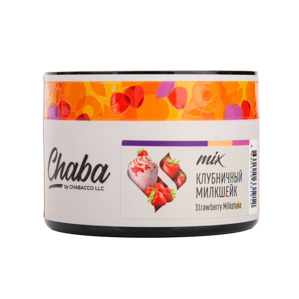 Бестабачная смесь Chaba Mix Strawberry Milkshake Nicotine Free 50 грамм в Самаре