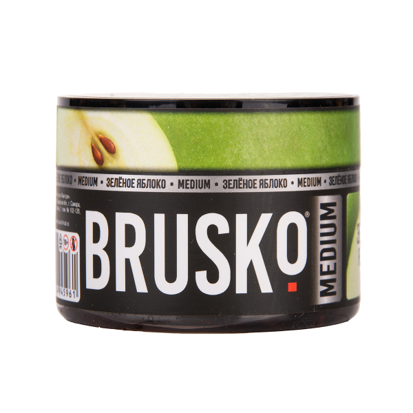 Бестабачная смесь Brusko Zero Зелёное Яблоко 50 грамм в Самаре