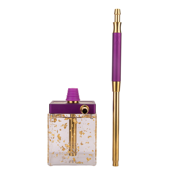 Кальян Hoob Subatom Royal Purple X Gold | Cube Mini Gold в Самаре