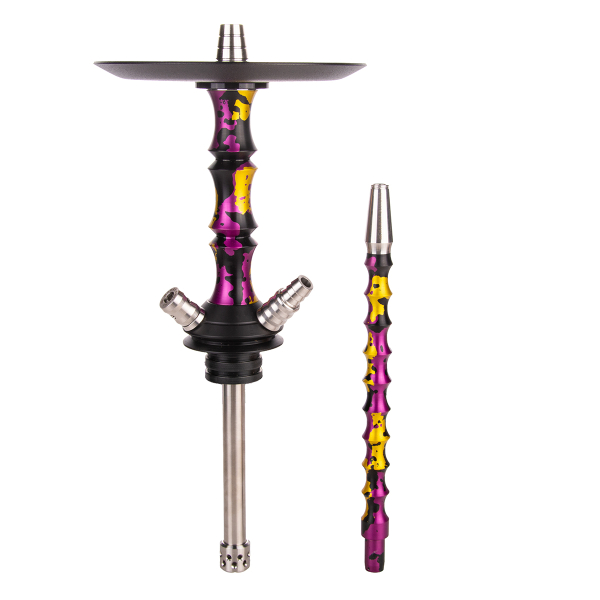 Кальян Mamay Customs Asian Micro Special Anod Пурпурно Золотой Камуфляж в Самаре