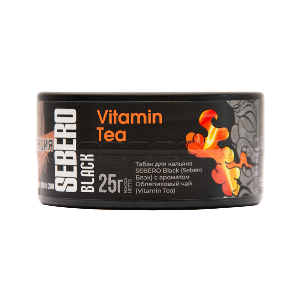 Табак Sebero Black Black Vitamin Tea 25 грамм в Самаре