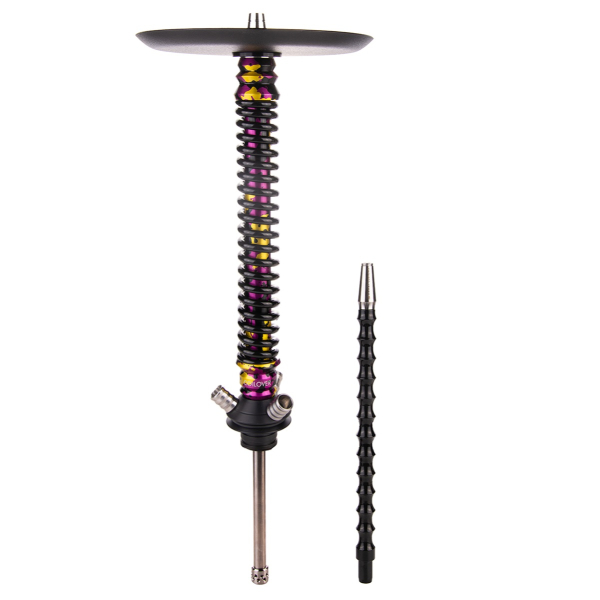 Кальян Mamay Customs Coilover Большой   Пурпурный/золотой Камуфляж Чёрный в Самаре