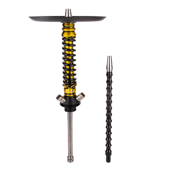 Кальян Mamay Customs Coilover Mini  Золотой Сплеш Чёрный в Самаре