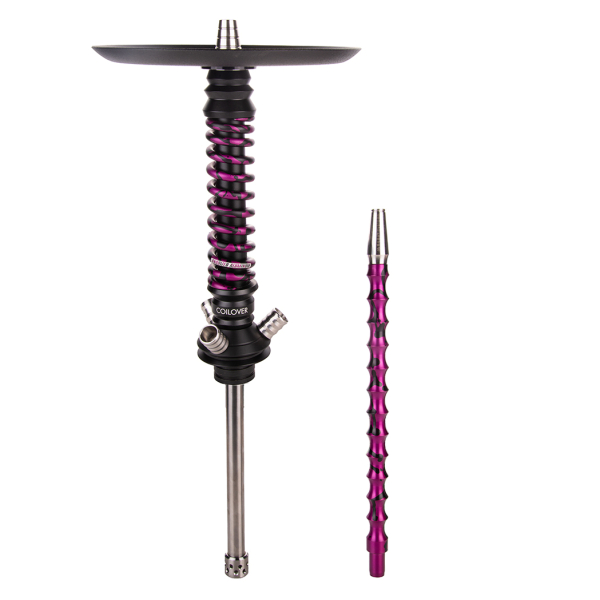 Кальян Mamay Customs Coilover Mini  Чёрный Пурпурный Сплеш в Самаре