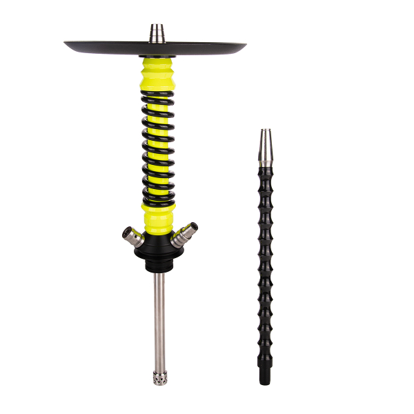 Кальян Mamay Customs Coilover Mini  Жёлтый Флюр Чёрный в Самаре