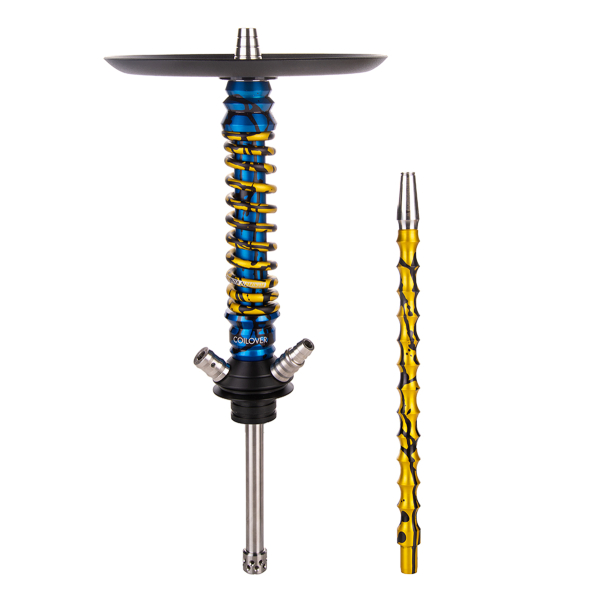 Кальян Mamay Customs Coilover Mini   Синий Сплеш Золотой Сплеш в Самаре