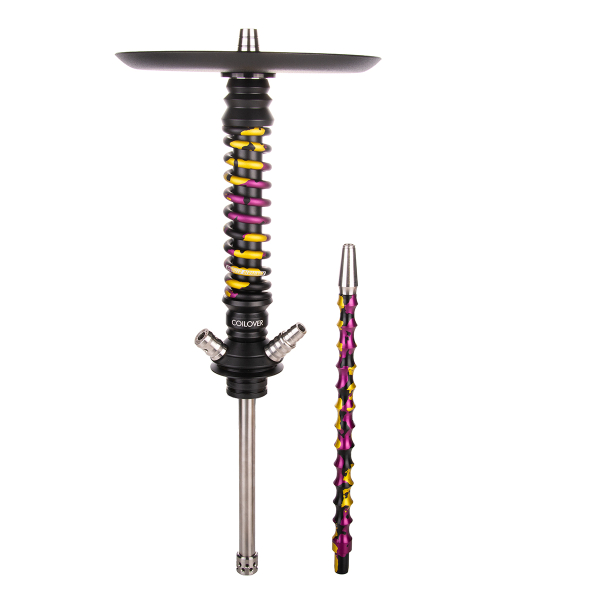 Кальян Mamay Customs Coilover Mini   Чёрный Пурпурный/золотой Камуфляж в Самаре