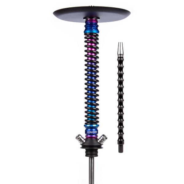 Кальян Mamay Customs Coilover Big Anod Blue Space Черный Глянец в Самаре