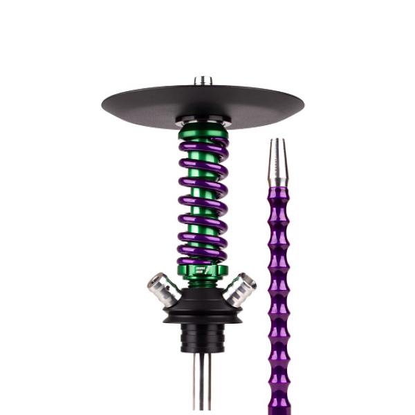 Кальян Mamay Customs Coilovers Micro Anod Green Фиолетовый Лак в Самаре