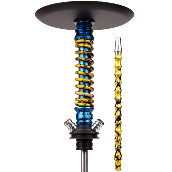Кальян Mamay Customs Coilovers Mini Special Anod Blue Splash Gold в Самаре