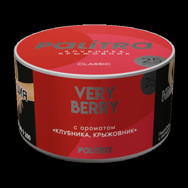 Табак Palitra Very Berry Клубника Крыжовник 25 грамм в Самаре